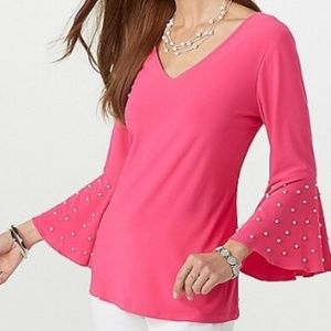 NWT ~ Pearl Bell Sleeve Top